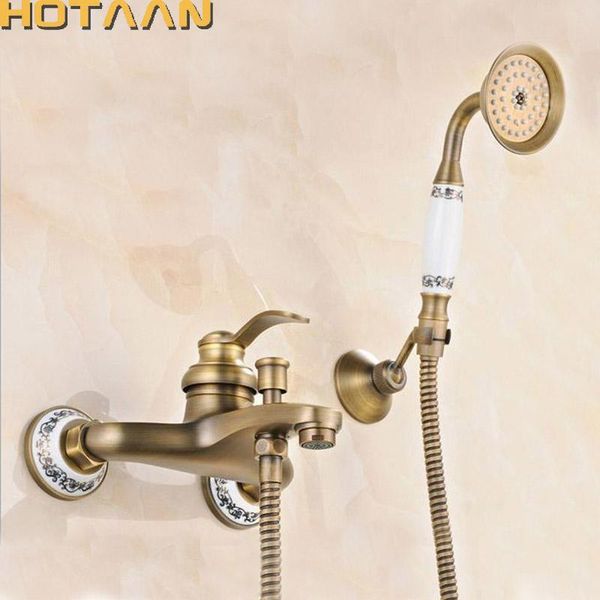 

bathroom bath tub wall mounted hand held brass shower head kit shower faucet sets yt 5340 b qyldjq mywjqq