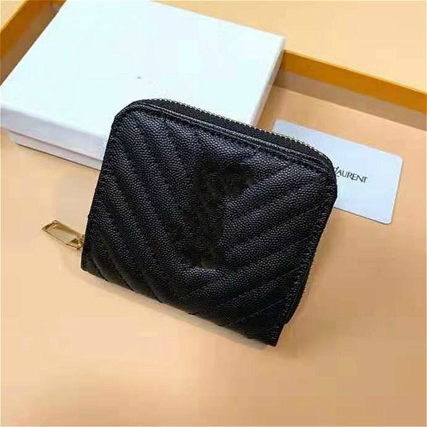 

luxurys designers wallet genuinel leather short purses men womens wallet zipper purse interior slot pocket wholesale, Red;black