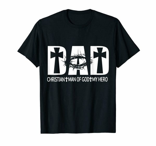 

black dad christian man of god my hero jesus father's day t-shirt 100% cotton printed tee shirt sport hooded sweatshirt hoodie