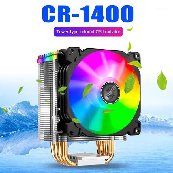 

fans & coolings jonsbo cr1400 pwm 4pin 12v pc led fan cooling rgb 4 heat-pipes cpu cooler radiator computer fan1