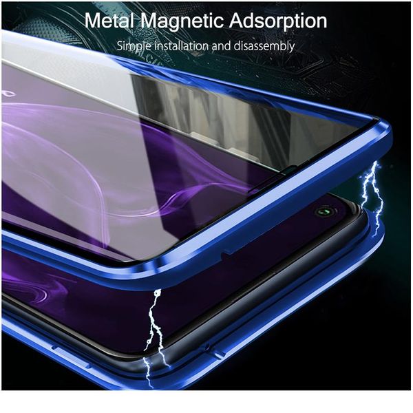 

360 magnetic metal glass case for huawei p40 p30 p20 mate 30 20 honor 20 30 pro 10 lite jllcjn