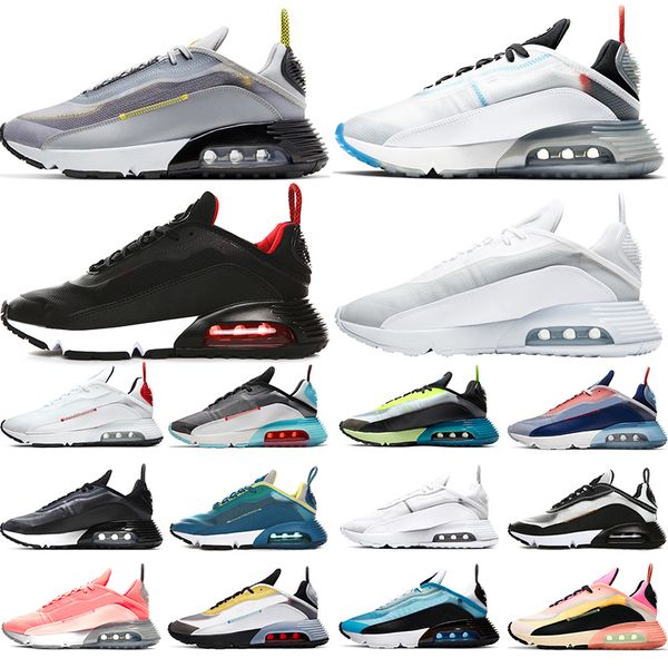 

2090 running shoes mens trainers pure platinum aqua summit wolf grey triple black white bred men women sports sneakers size 5.5-11