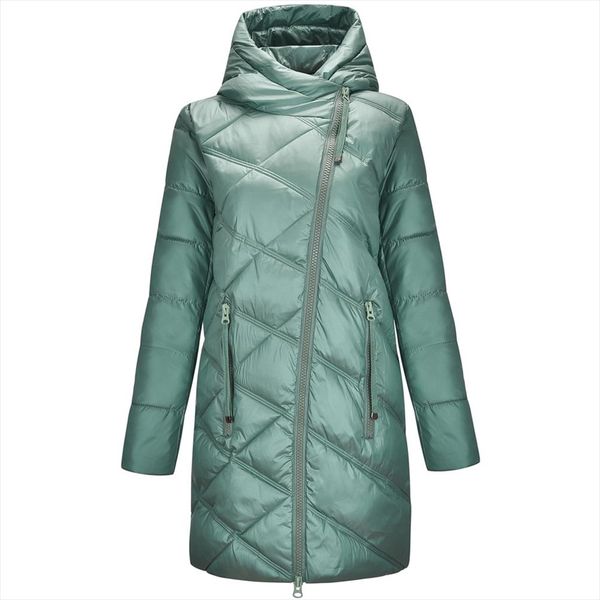 

womens winter warm hooded parka jacket coat thickened cotton padded overcoat jackets and coats drop shipping, Black