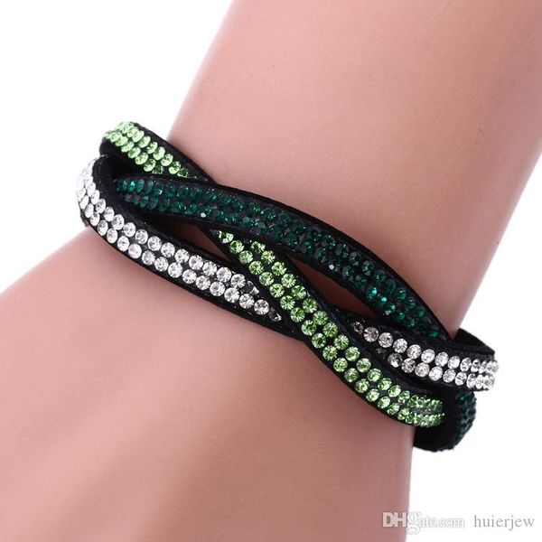 

charm bracelet leather bracelets couple gift wrap bracelets slake crystals bracelets, Golden;silver
