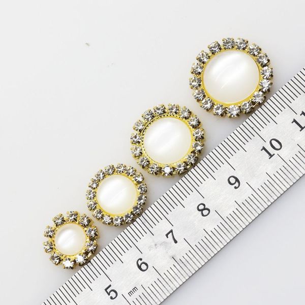 

2018. новые 10pcs / серия золото кнопки декор аксессуары diy шитье кнопка свадебные пять размер оптовая цена wmtoop bdegarden, Black