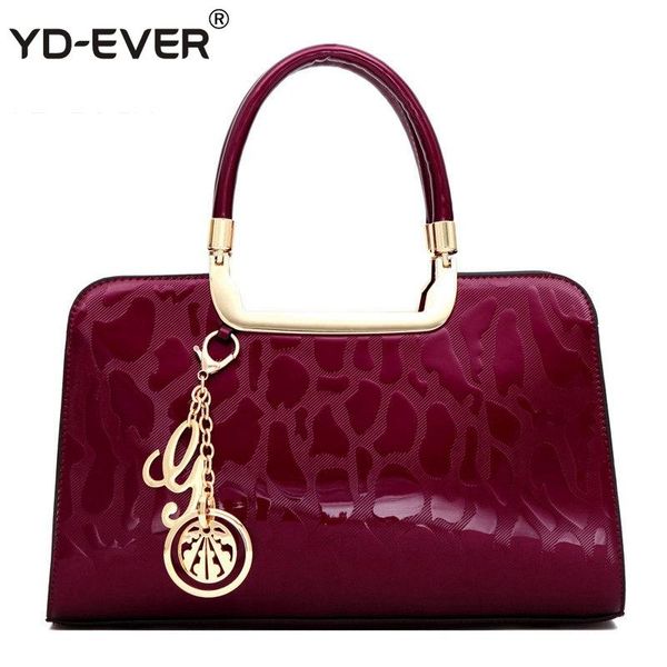 

patent leather women handbag crocodile leather shoulder bag fashion clutch messenger bag 89