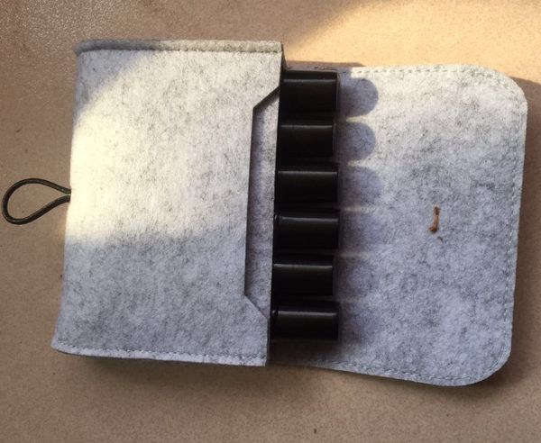 

yt96y корейски i657c хранения чувствовал эфирное масло сплошной цвет печати переносному новый мешок хранения мешок 6-сетка