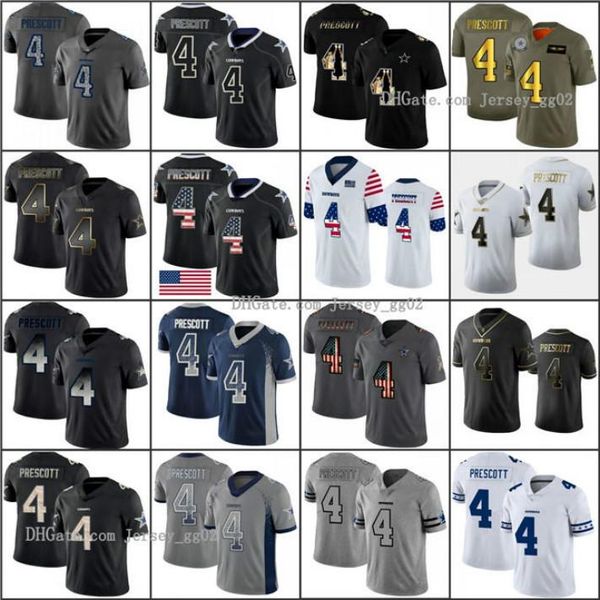 

dallas men cowboys men nfl #4 dak prescott limited women youth football jerseys jersey, Black;red