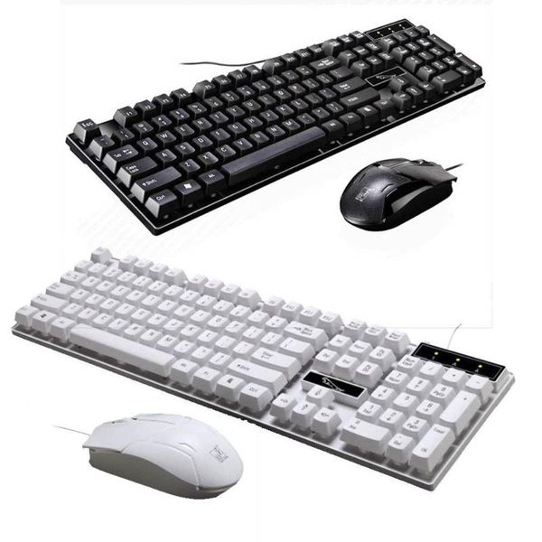 

universal keyboard and mouse installed set usb wired computer keyboard for lapdeskpc office supplies