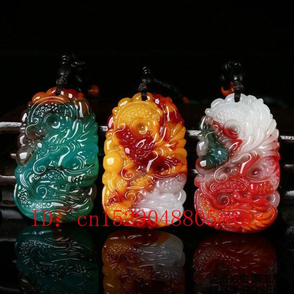 

1pc natural color hetian jade stone dragon pendant chinese jadeite jewelry charm reiki amulet hand carved gifts for women men 1023, Silver