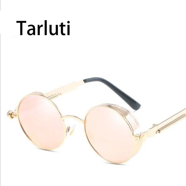 

sunglasses women glasses polarized steampunk metal vintage feminino lentes de sol mujer, White;black