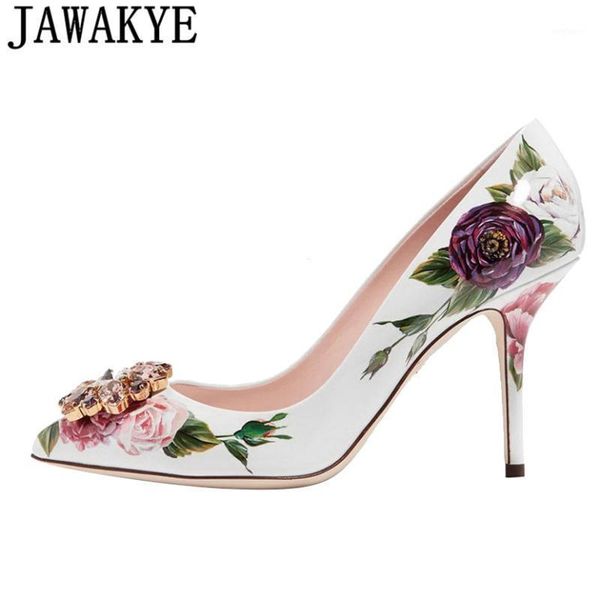 

spring summer rhinestone shoes women embroidery flower  cm 6cm high heels pumps runway design bridal crystal wedding shoes1, Black