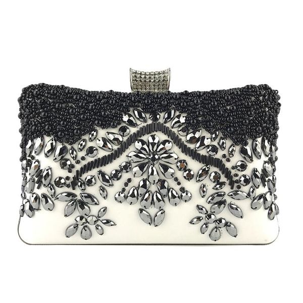 

fashion elegant leather evening bag ladies wedding banquet clutches vintage luxury party clutch bags shoulder bag evening purse