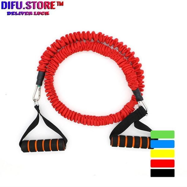

difu.store cloth cover resistance bands gym pull exercise in home colourfull length 1200mm elastic rope series