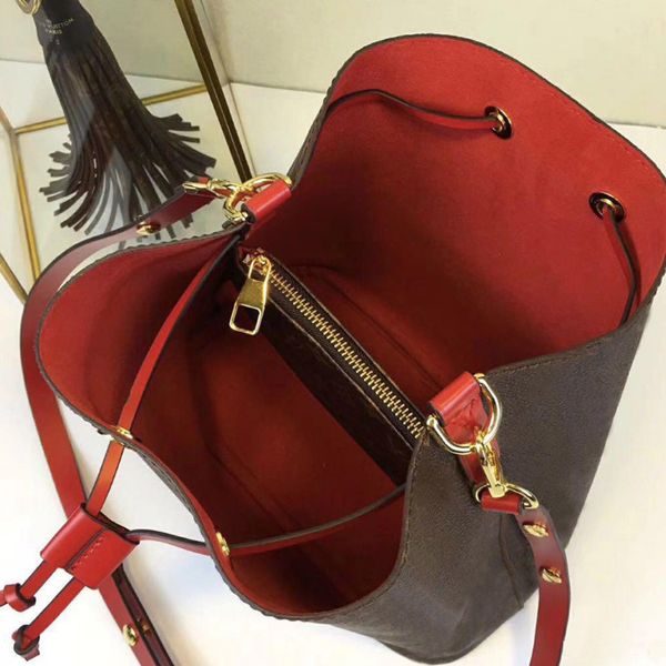 

drawstring bags handbag women floral and letter decoration versatile soft bucket interior compartment hand bag luxurys designers bag