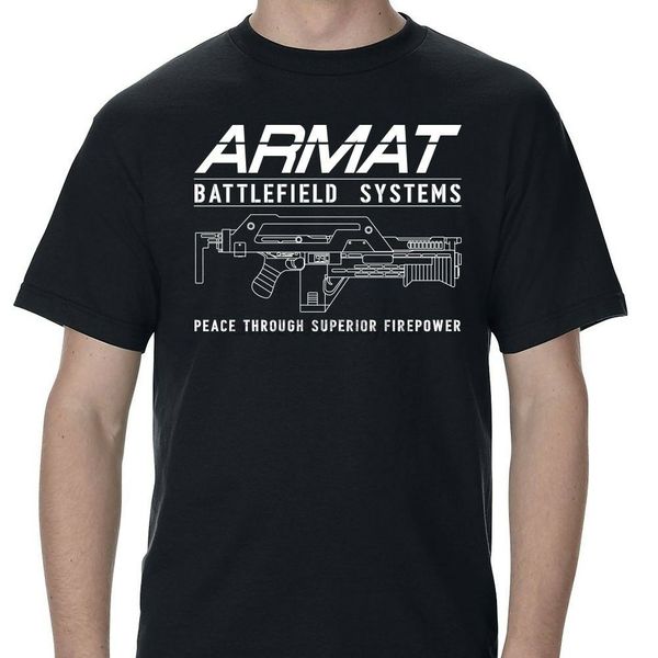

armat systems m41a pulse rifle logo t-shirt sport hooded sweatshirt hoodie