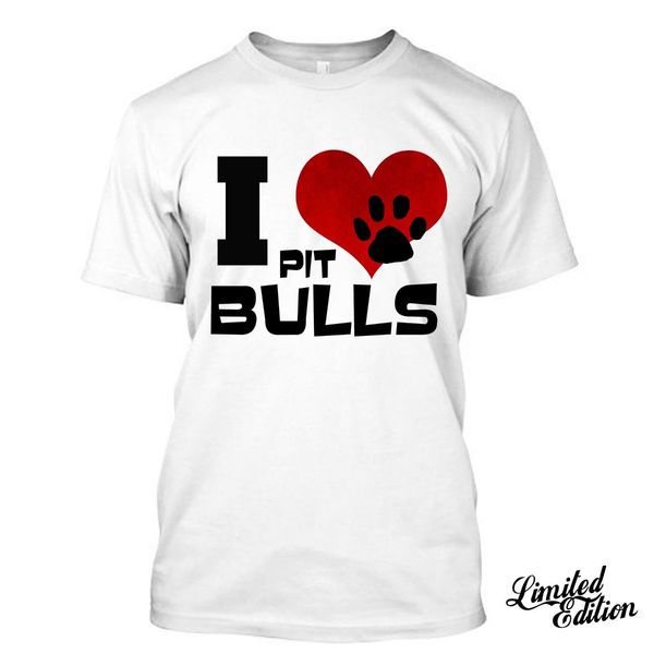 

new brand-clothing t shirts pit bull i love dogs funny t shirt tees summer fashion sport hooded sweatshirt hoodie