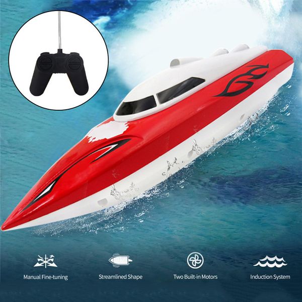 

10 inch rc boat radio remote control rtr electric dual motor toy