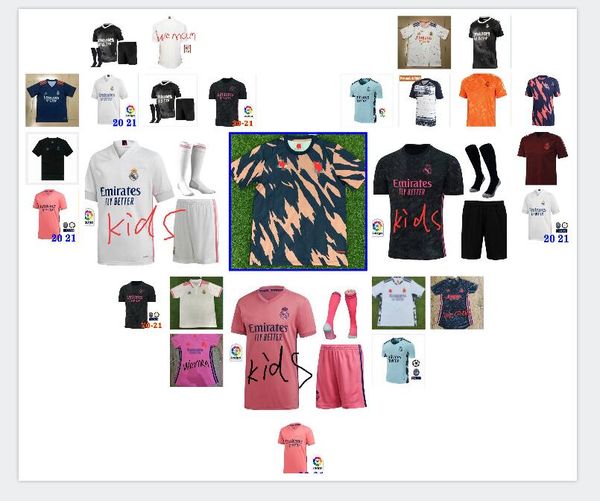 

benzema 9# jerseys 20 21 soccer hazard football shirt sergio ramos 2021 fourth 4th humanrace benzema fans player camiseta mens kids kit, Black;yellow