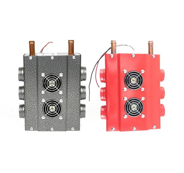 

12v 6 ports car vehicle copper iron heater mounting brackets set