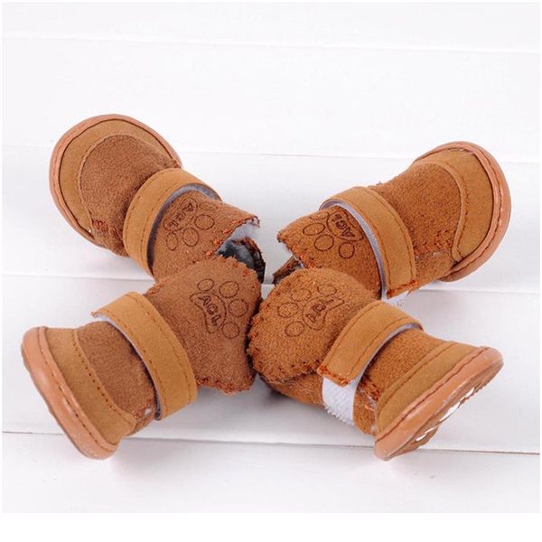 

dog's shoes colorful dog puppy pet shoes boots pu silica gel waterproof pet rain boot anti-slip shoes pet jllgpp