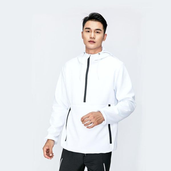 

running jackets men's windproof cycling jacket with hood full zipper waterproof windbreaker long sleeve quick dry thermal outdoor sport, Black;red