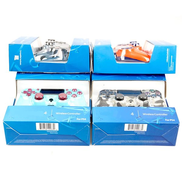 

ps4 wireless bluetooth controller 22 color vibration joystick gamepad game controller for sony play station with box by dhl