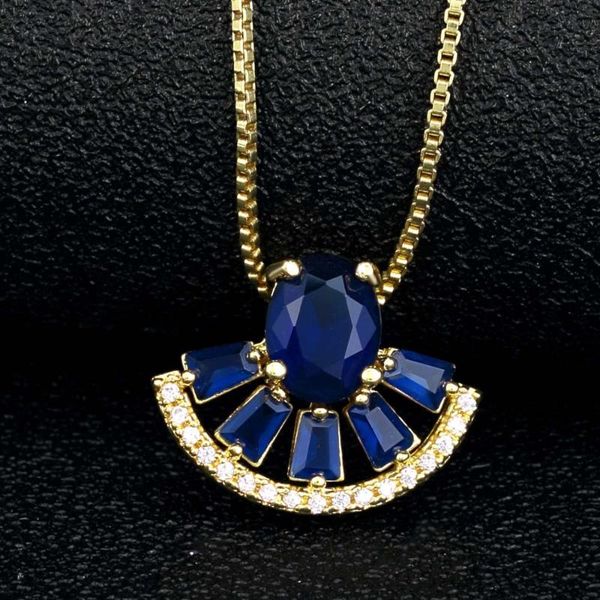 

korean fashion gold color copper geometric choker necklace long chain crystal rhinestone necklace pendants women cz jewelry, Silver