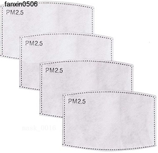 

original lot replaceable paper 5 layer pm2.5 filter anti haze dust face mouth mask pads activated carbon personal chip