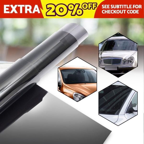 

50x300cm car window car light headlight solar tint 300cm x 50cm film tinting shade 15% light transmission home office film stick1