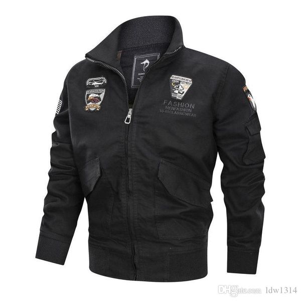 

mens jacket new stylish men thin casual jacket spring autumn windrunner jackets sports windbreaker asian size sportswear bomber jacket, Black;brown