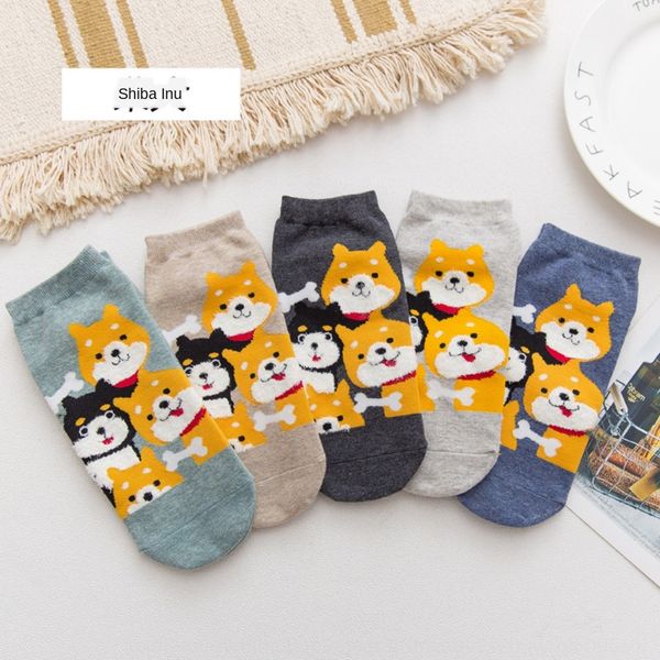 

children autumn and and winter 2020 new cotton cute 3d cartoon animal tube socks trend female socks 2ggcf, Black