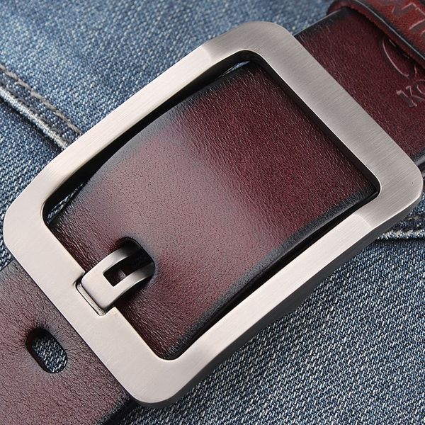 

zqklr first layer yellow casual you press men's first layer yellow you beltbelt men's casual belt leather leather press e6nbs, Black;brown