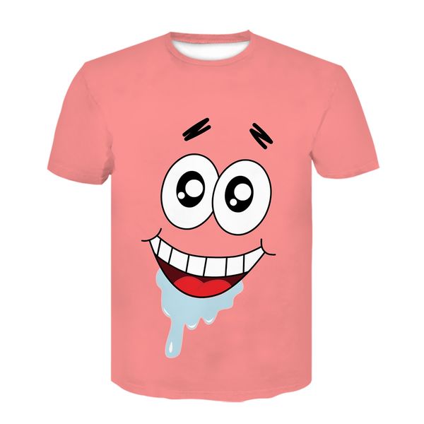 

anime oversized 3d print shirts graphic kawaii funny men clothing
