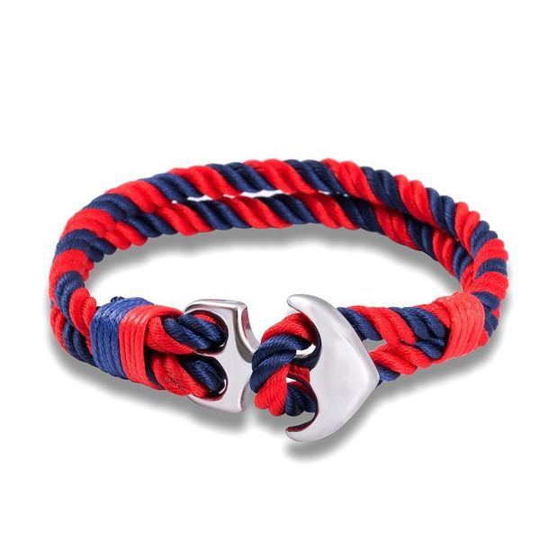 

eif dock bracelets for men paracord anchor bracelets stainless steel pulseira masculina male jewelry m jllebv