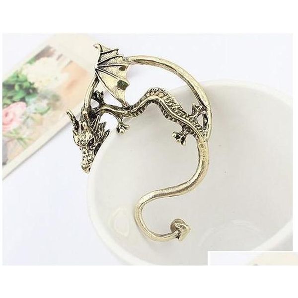 

popular earrings gothic punk wind restoring ancient personality dragon attitudi jlladx carshop2006, Silver