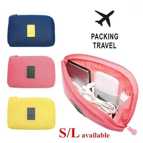 

portable storage bag digital gadget usb cable earphone pen travel bags cosmetic makeup case tp8991