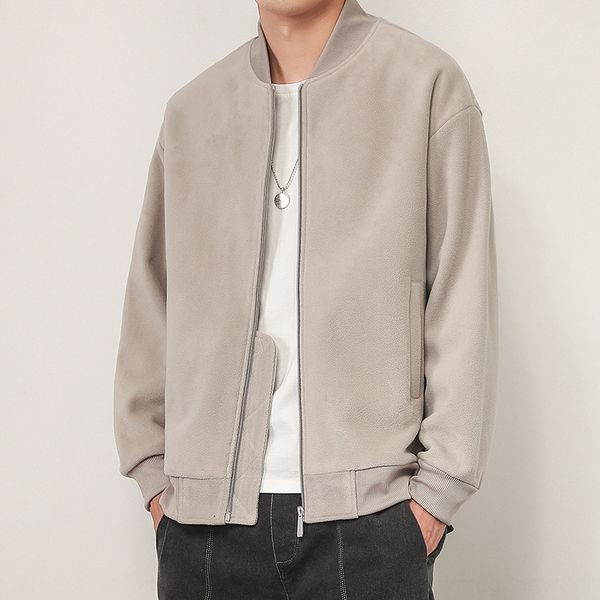 

new style in autumn and winter sweater for men's trendy loose sweater trendy brand jacket rocking fleece jacket for man 9bijx, Black