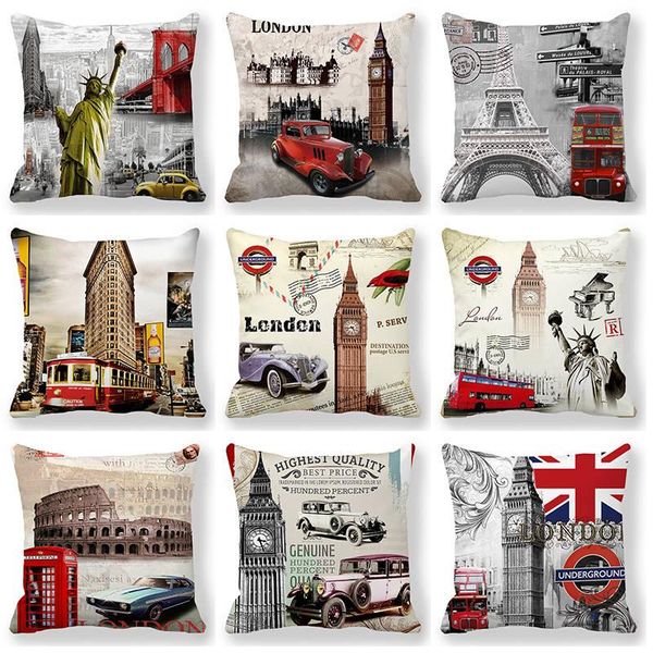 

cushion/decorative pillow 45 cm*45 c architecturally patterned super soft throw cushion covers home decoration pillowcase for living room