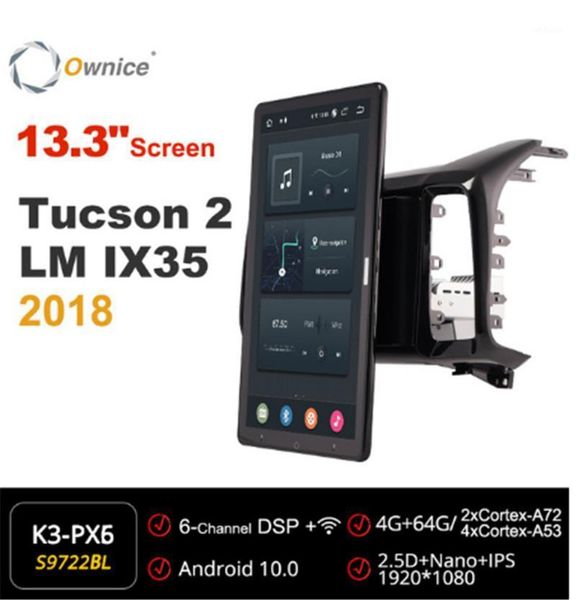 

13.3 inch 1920*1080 ownice 1 din android 10.0 car radio forhyundai tucson 2 lm ix35 2021 gps auto system player auto rotatable1