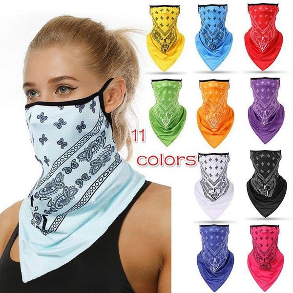

scarves 1pc cycling half face cover accessories breathing bandana neck scarf dustproof windproof sun protection, Blue;gray