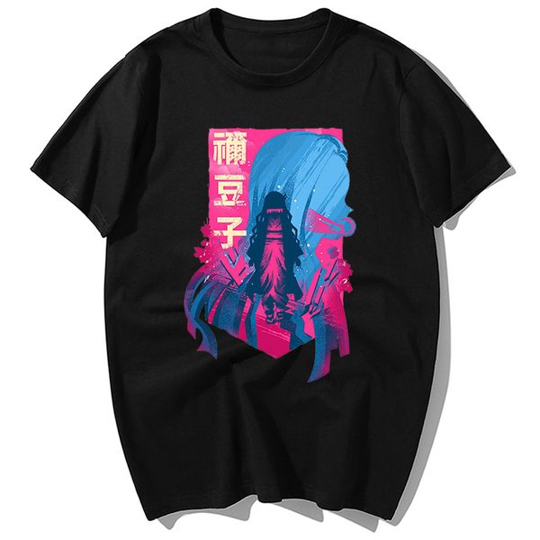 

demon slayer kamado nezuko japanese anime kimetsu no yaiba summer casual hip hop harajuku streetwear hooded sweatshirt hoodie men t shirt