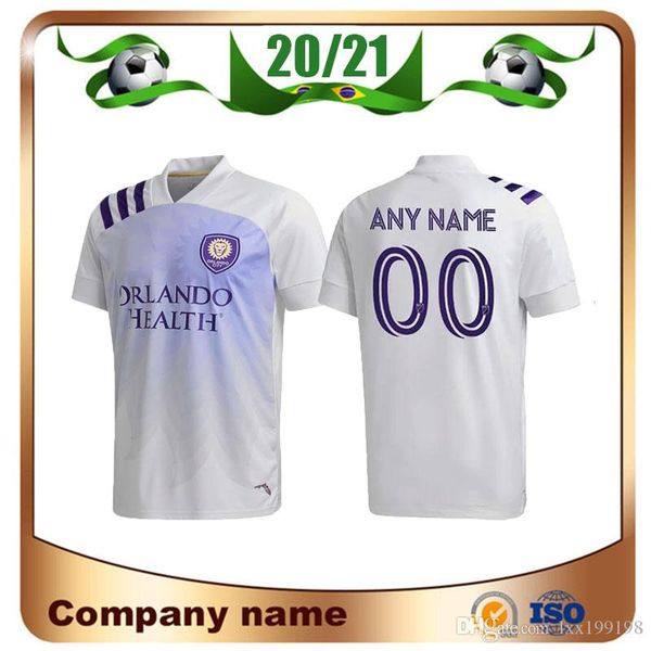 

2020 2021 high-quality 2020 mls club orlando city home soccer jerseys 20 21 #10 colman j. mendez dwyer fans version football shirt, Black;yellow