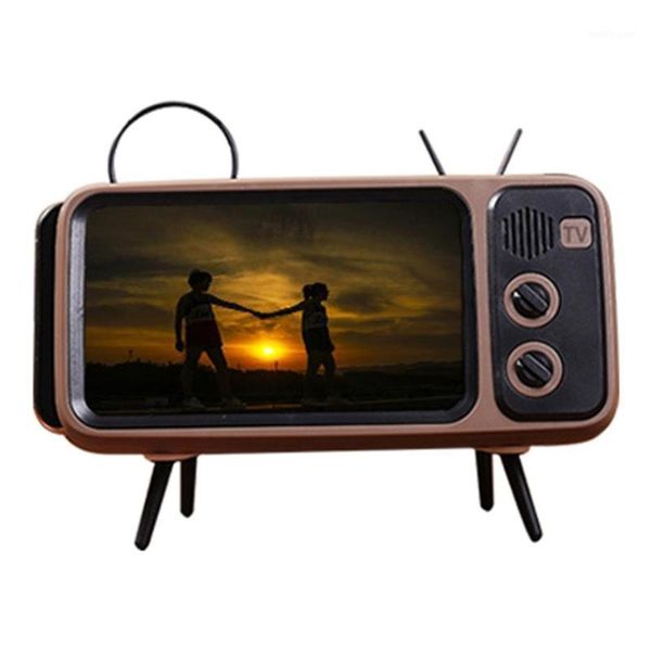 

portable speakers for creative pth800 retro tv mobile phone bracket card wireless speaker outdoor audio professional1