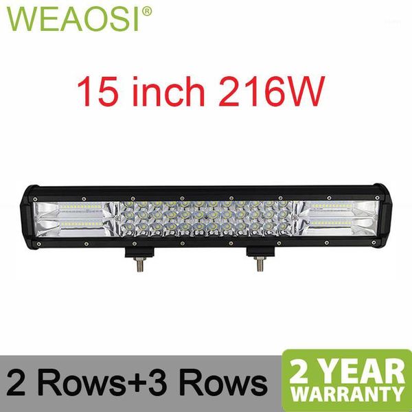

other lighting system 15 inch 216w offroad led light bar combo work 12v 24v truck suv atv 4wd 4x41