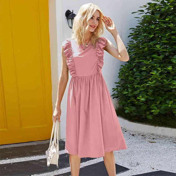 

summer arrivals womens casual dress fashion ruffled sleeveless lady beach dresses vintage retro holiday party club vestidos, Black;gray