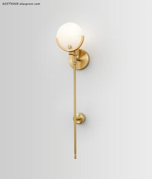 

retro mable copper gold lustre led wall lamp h620mm american rh loft luminaria wall scones sofa side lighting lamparas1