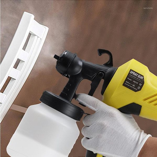 

junefor airbrush 400w 220v handheld spray gun paint sprayer 3 nozzle air tool easy spraying and clean perfect for beginner home1