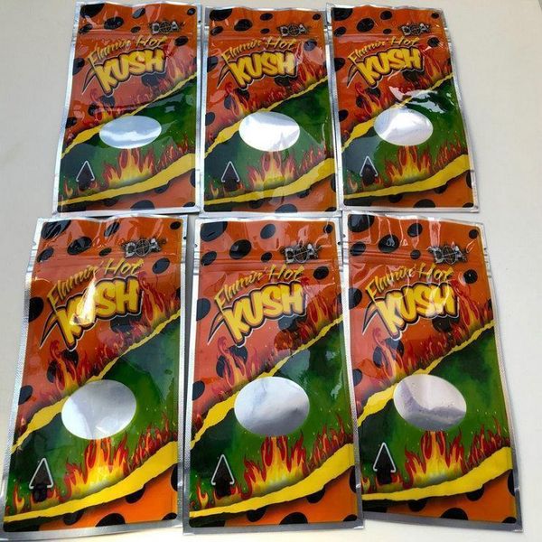 

flamin kush resealable empty mylar bags 3.5-7g childproof edibles plastic zipper package dry herb tobacco flower wmtmzk jjxh