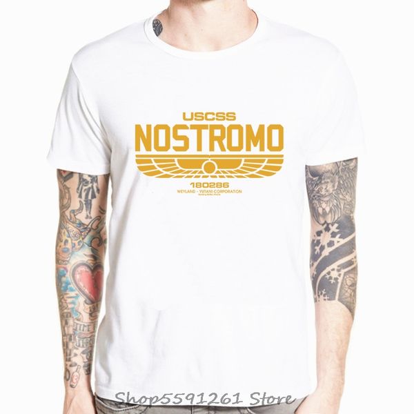

nostromo - retro alien movie - mens sci-fi t-shirt aliens film casual clothing tees plus size sport hooded sweatshirt hoodie
